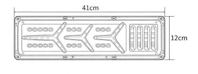 Luz traseira de caminhão 24V YN-WL-79