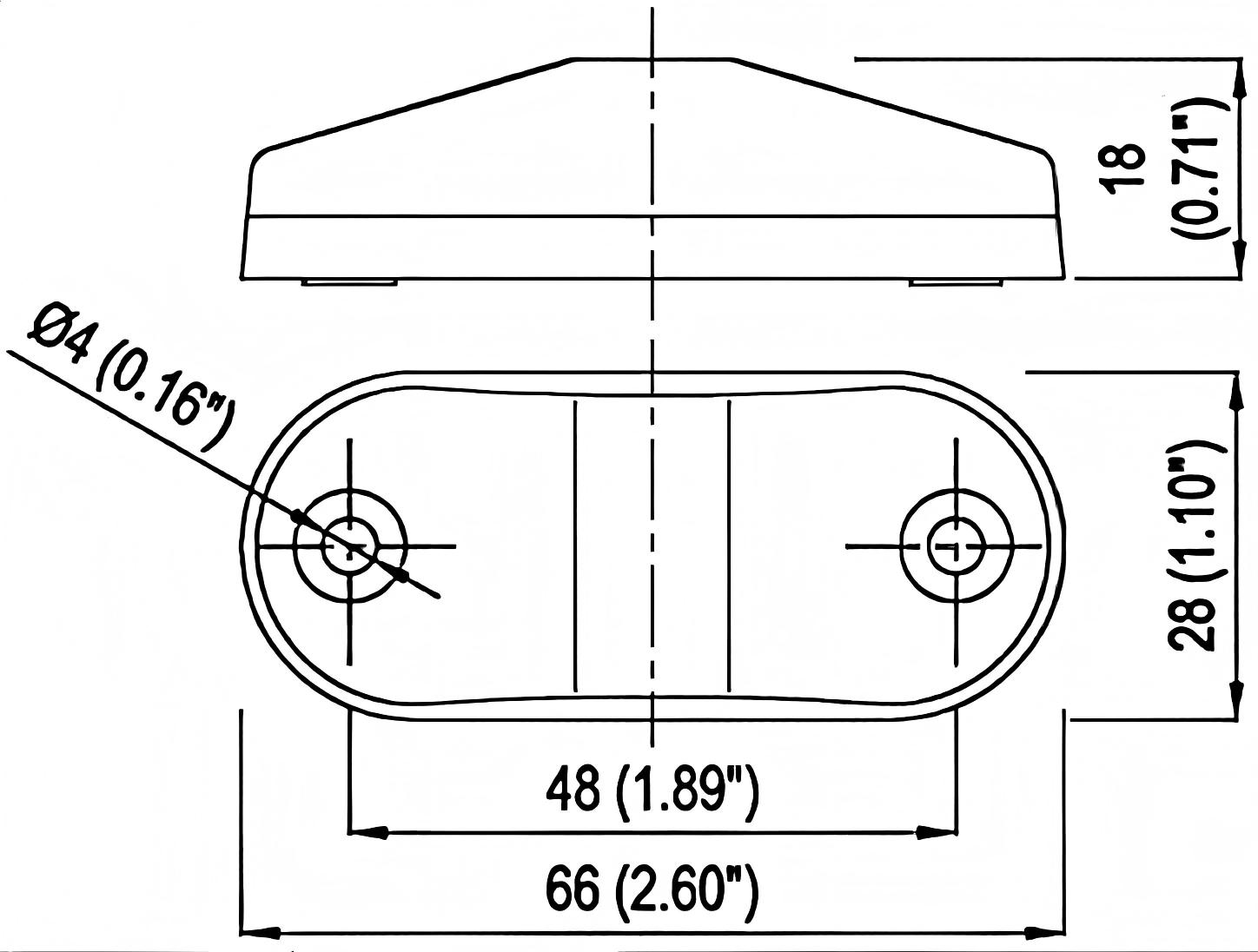 Luz lateral 12-24V YN-SML-39
