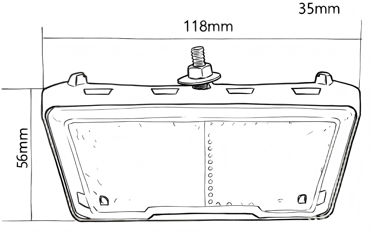 Luz lateral 12-24V YN-SML-21