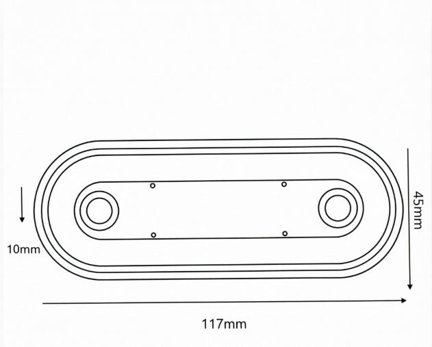 Luz lateral 12-24V YN-SML-41