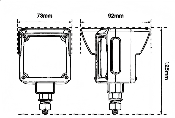 Luz traseira de caminhão 12-24V YN-WL-134