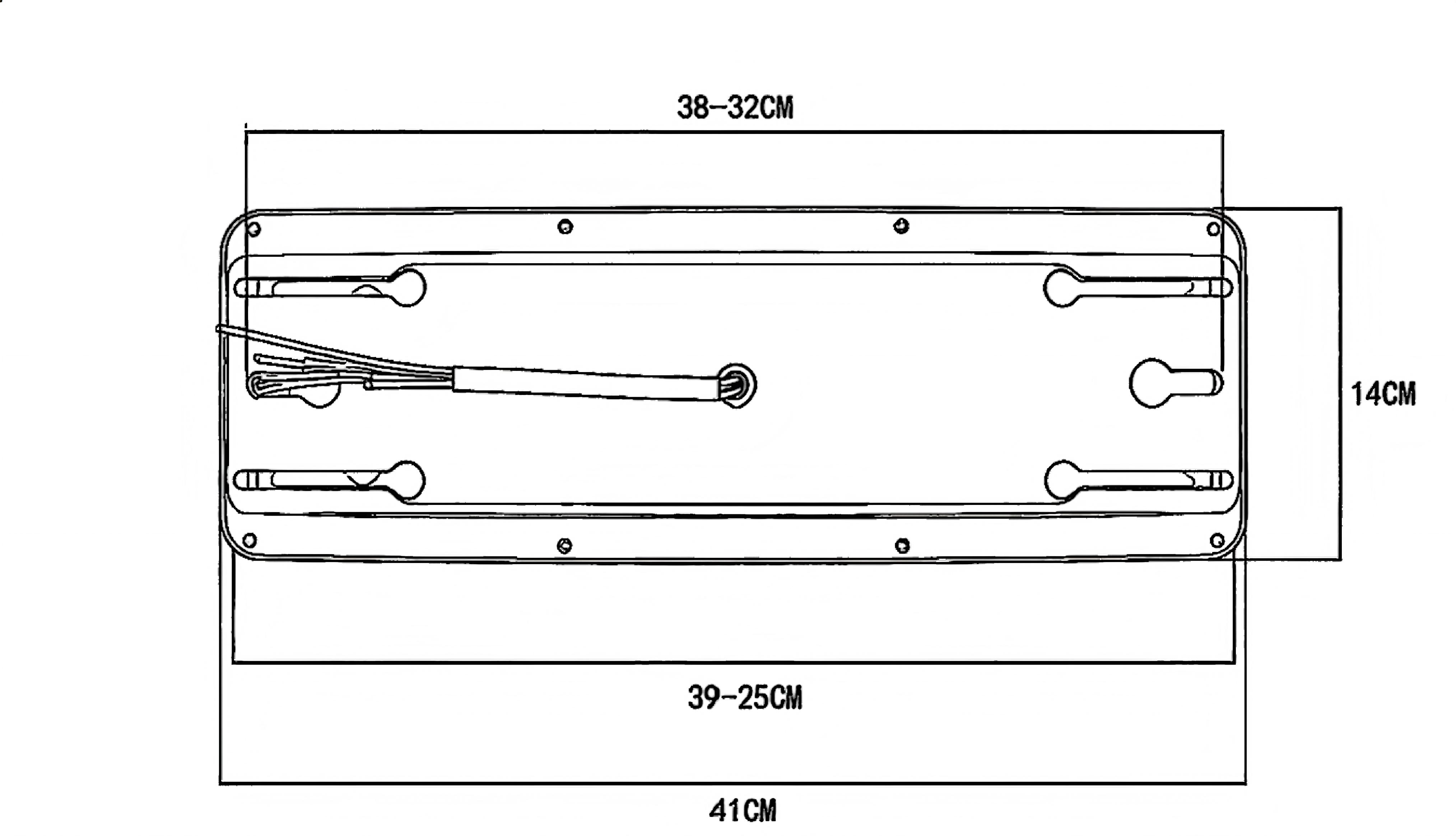 Luz traseira de caminhão 24V YN-WL-83