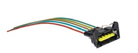 Conector de sensor de estacionamento pdc de 5 pinos, plugue rabo de porco para hyundai e kia, adaptador de chicote de fiação de radar reverso conector de fio YN-WR-21