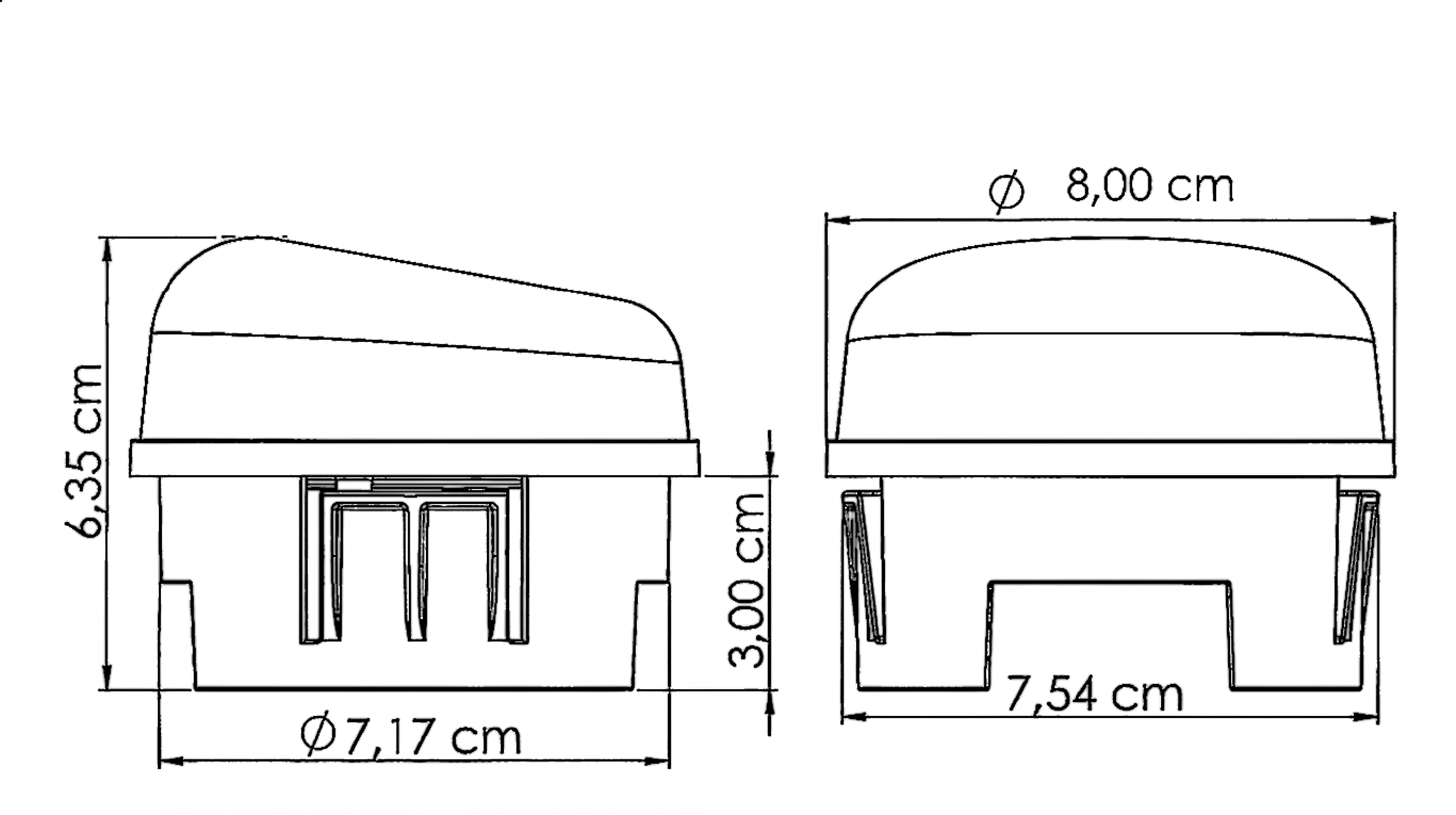 Luz lateral 12-24V YN-SML-34