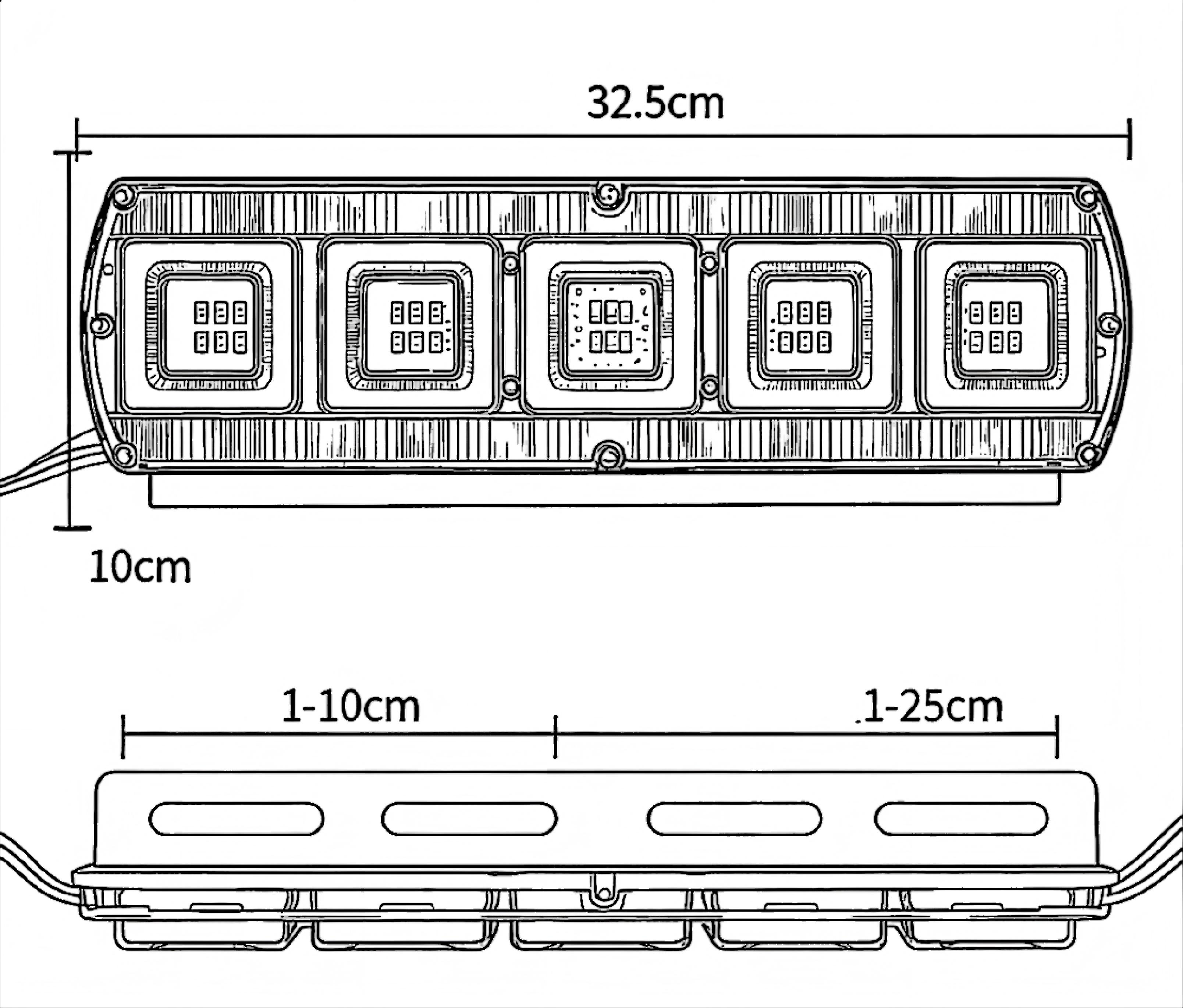 Luz traseira de caminhão 12V ou 24V YN-WL-114