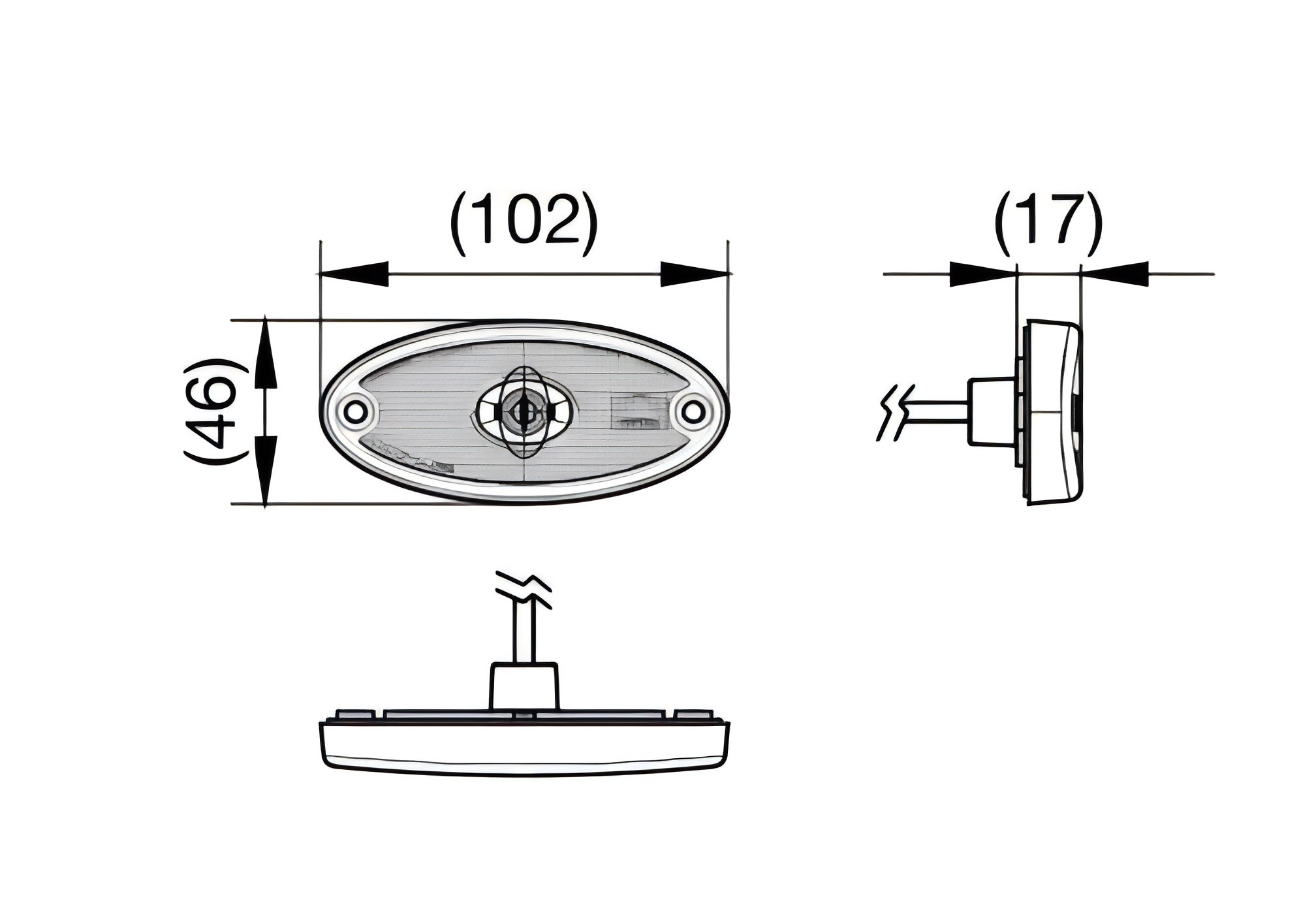 Luz lateral 12-24V YN-SML-111