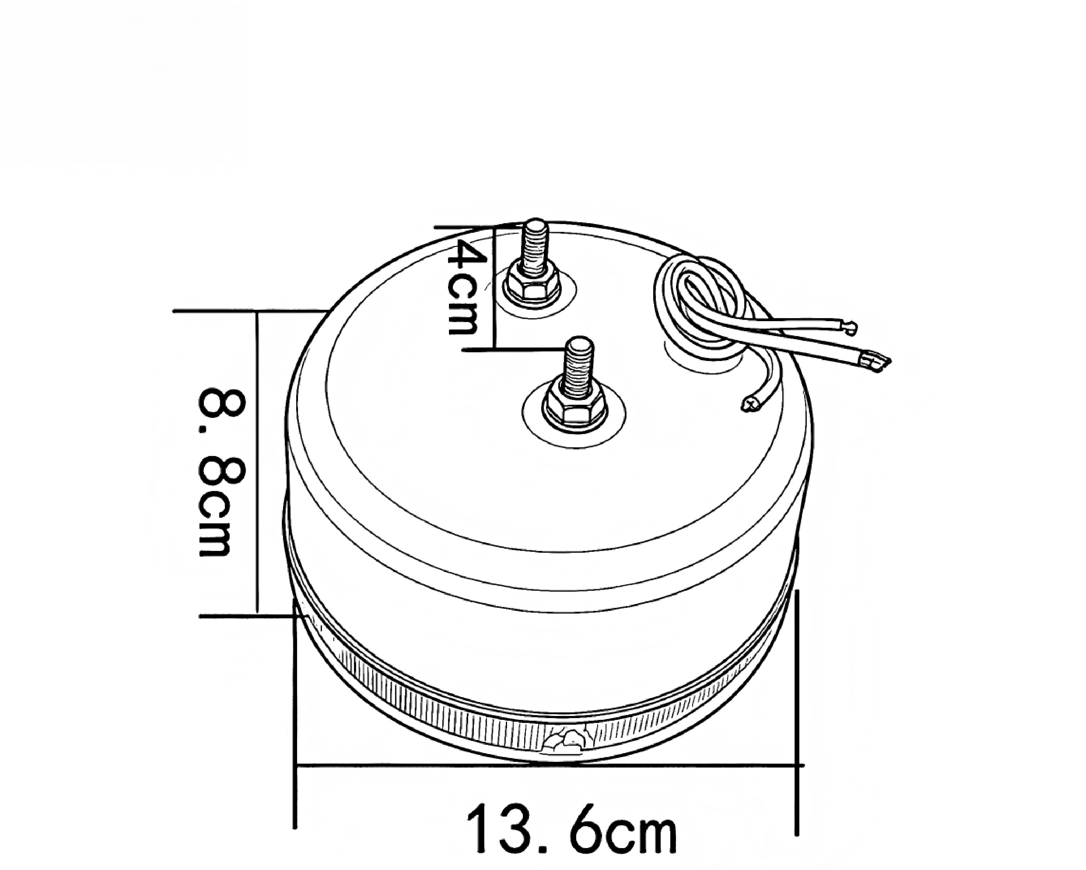 Luz traseira de caminhão 12-24V YN-WL-27