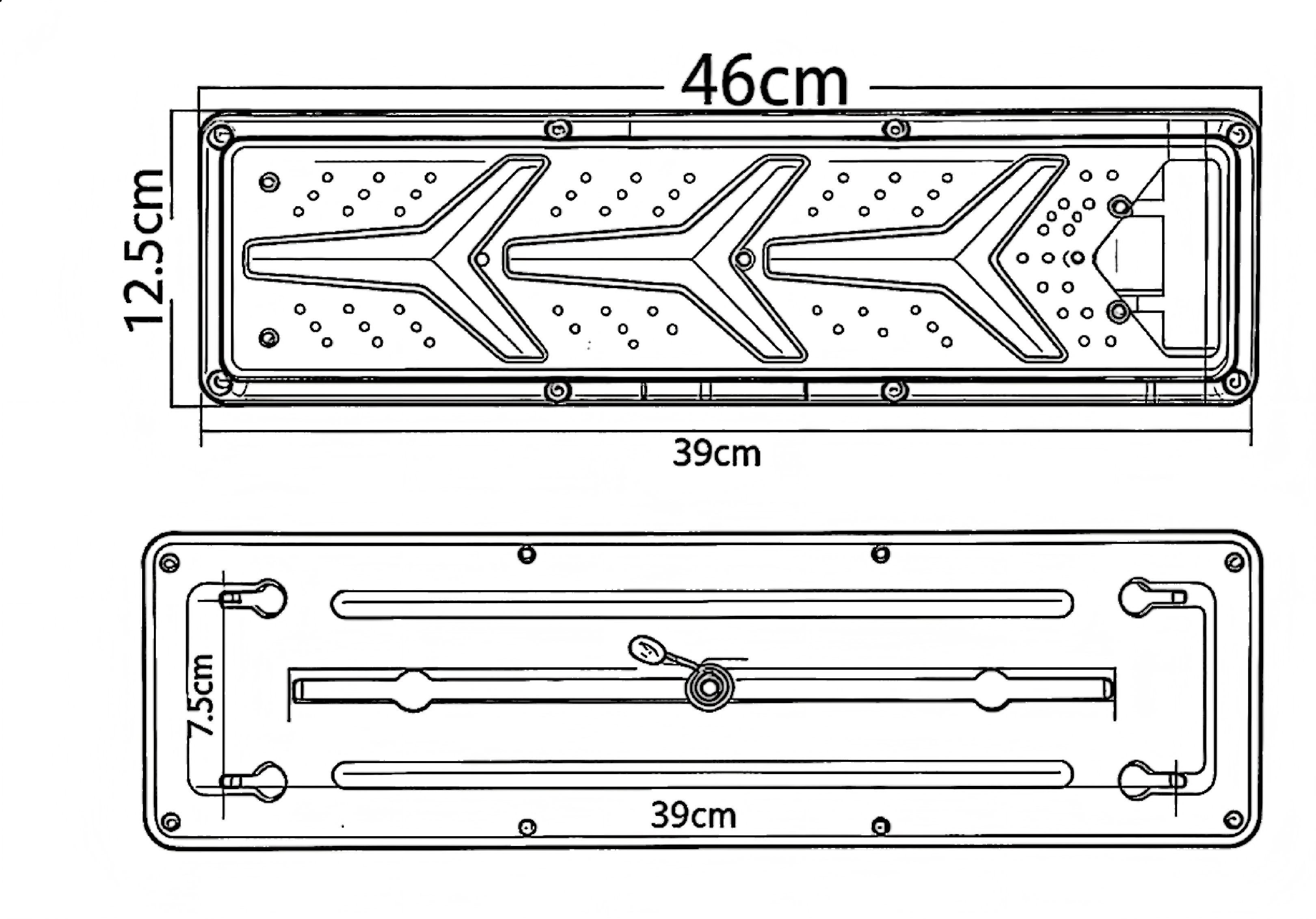 Luz traseira de caminhão 24V YN-WL-88