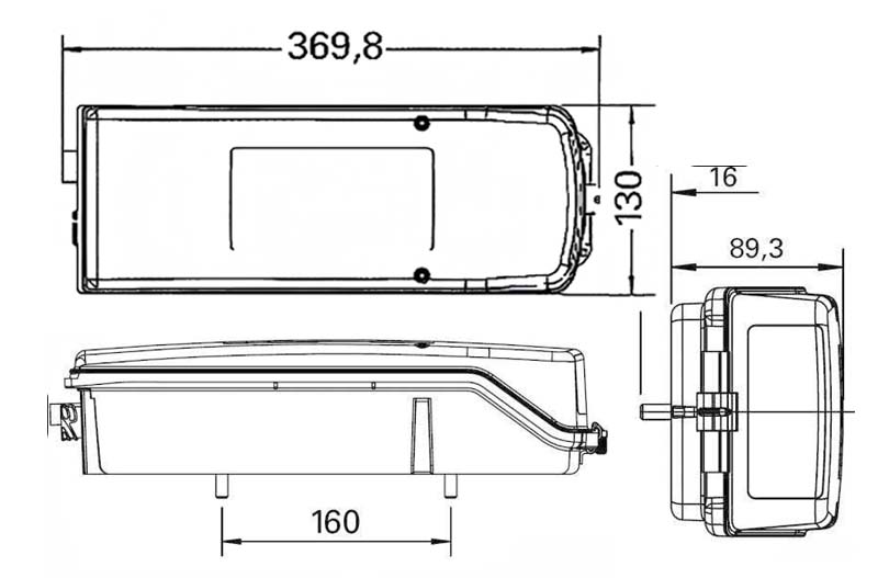 Luz traseira de caminhão 24V YN-VV-3