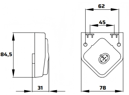 Luz lateral 12-24V YN-SML-8