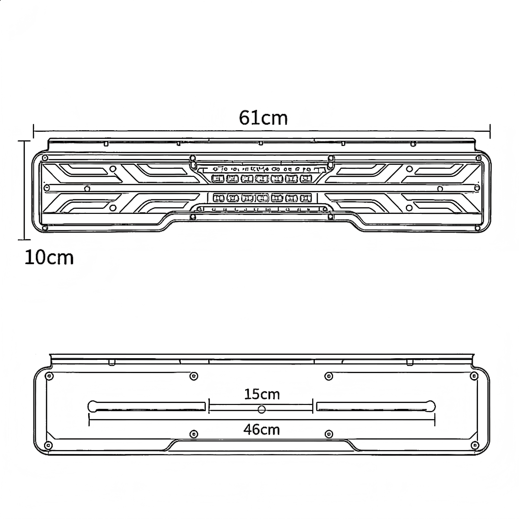 Luz traseira de caminhão 24V YN-WL-44