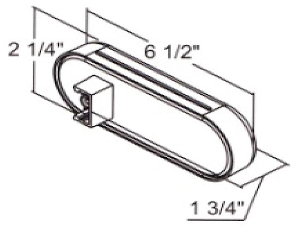Luz traseira de caminhão 12-24V YN-1252-3